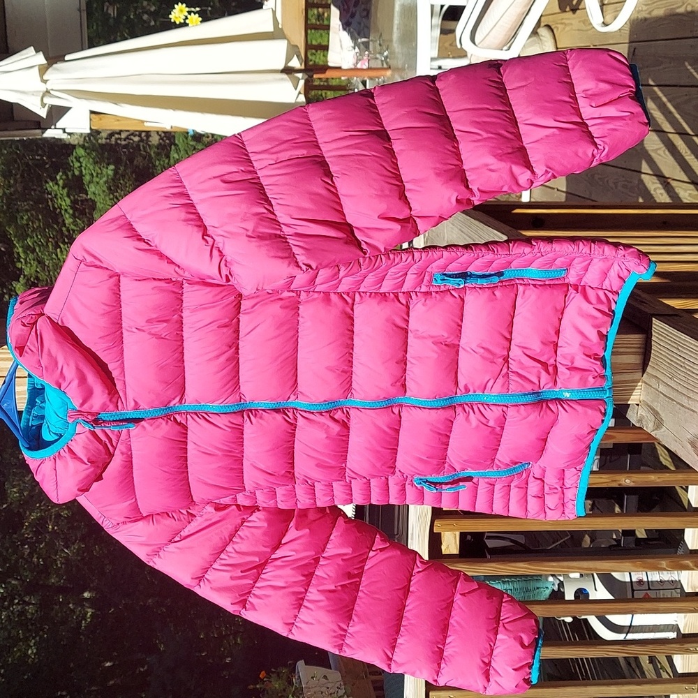 32 degrees heat pink down Hooded puffer Jacket Youth SZ L